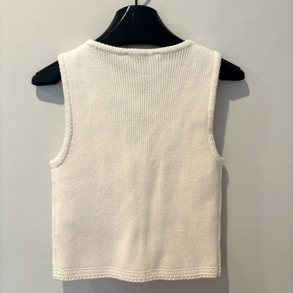 Abercrombie Cream Knit Vest Top - Picture 2 of 5